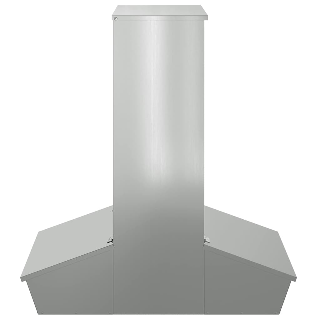 vidaXL Pig Feeder Silver 82 x 51 x 91.5 cm 20 kg Galvanised Steel 5