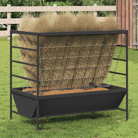 Livestock Feeder 100 x 60 x 90 cm 15 kg Black