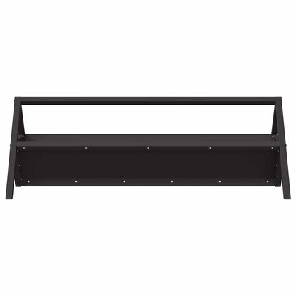 vidaXL Livestock Feeding Trough Black 111 x 76 x 38 cm 10 kg 5