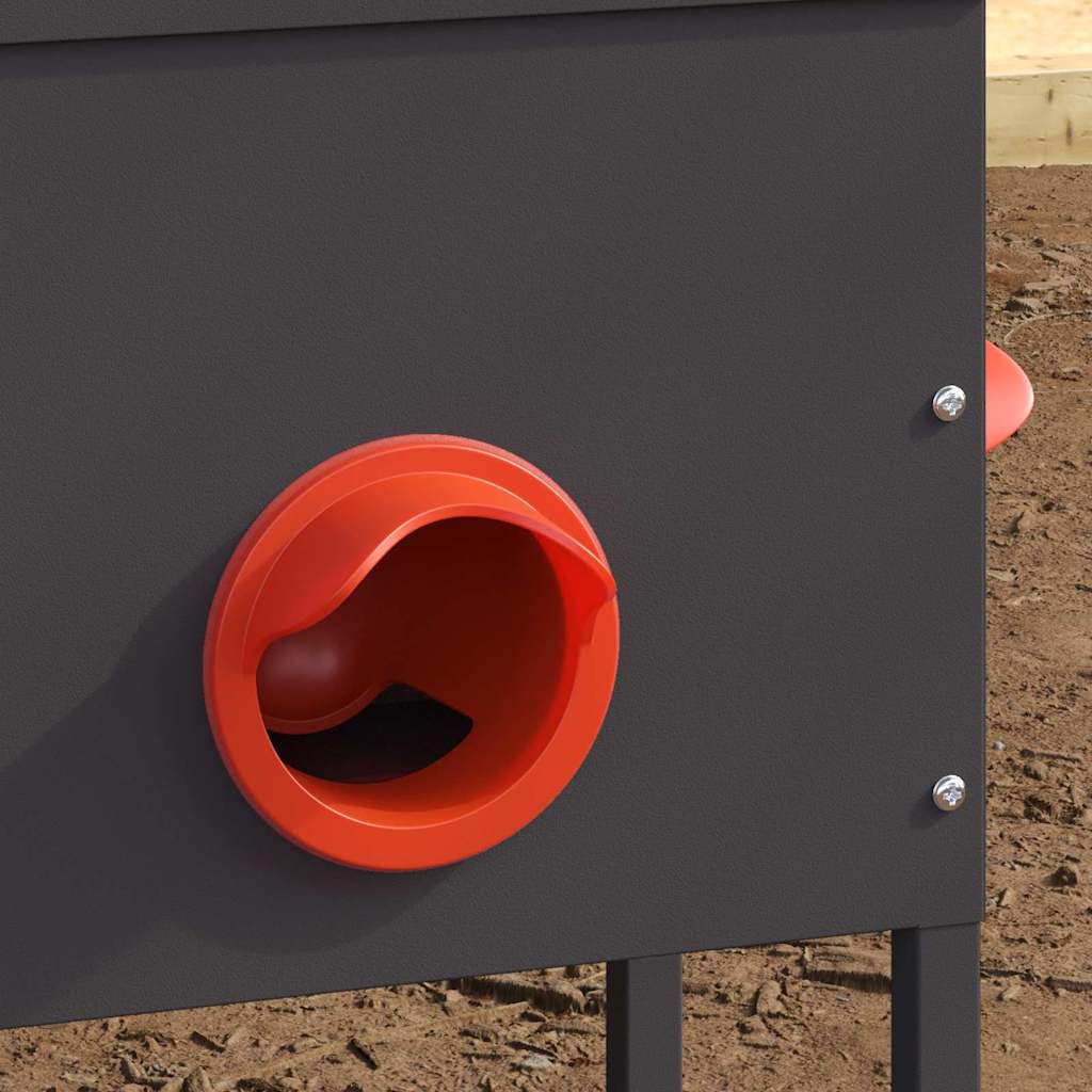 vidaXL Chicken Feeder 2 Black 41.5 x 20.5 x 33 cm 15 kg 3