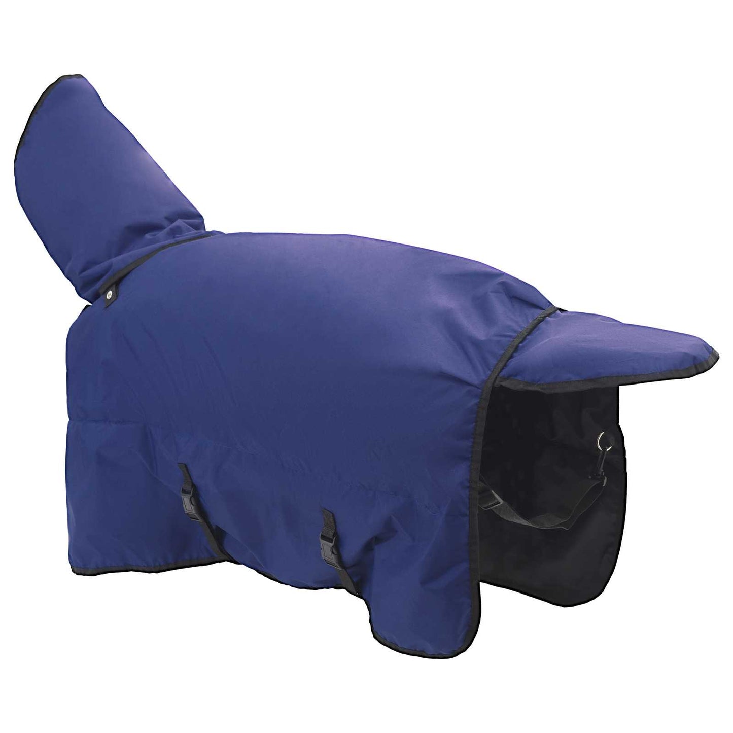 vidaXL Horse Blanket Full Navy Blue 155 cm Polyester 4