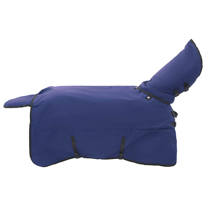 vidaXL Horse Blanket Full Navy Blue 165 cm Polyester 2