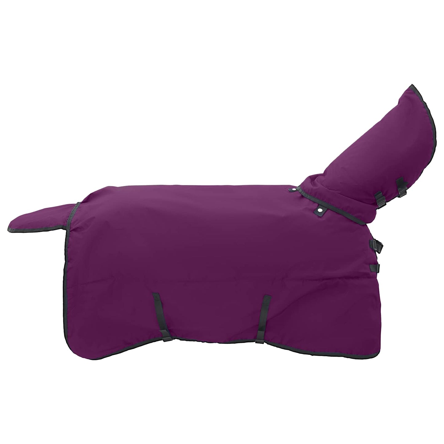 vidaXL Horse Blanket Full Purple 155 cm Polyester 2