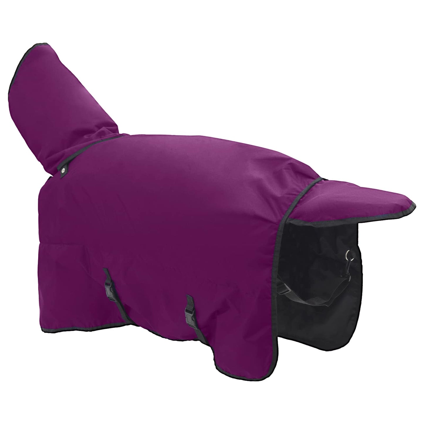 vidaXL Horse Blanket Full Purple 165 cm Polyester 4