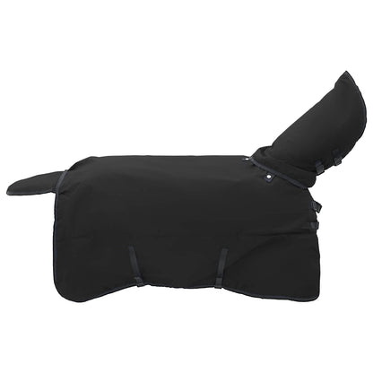vidaXL Horse Blanket Full Black 165 cm Polyester 2