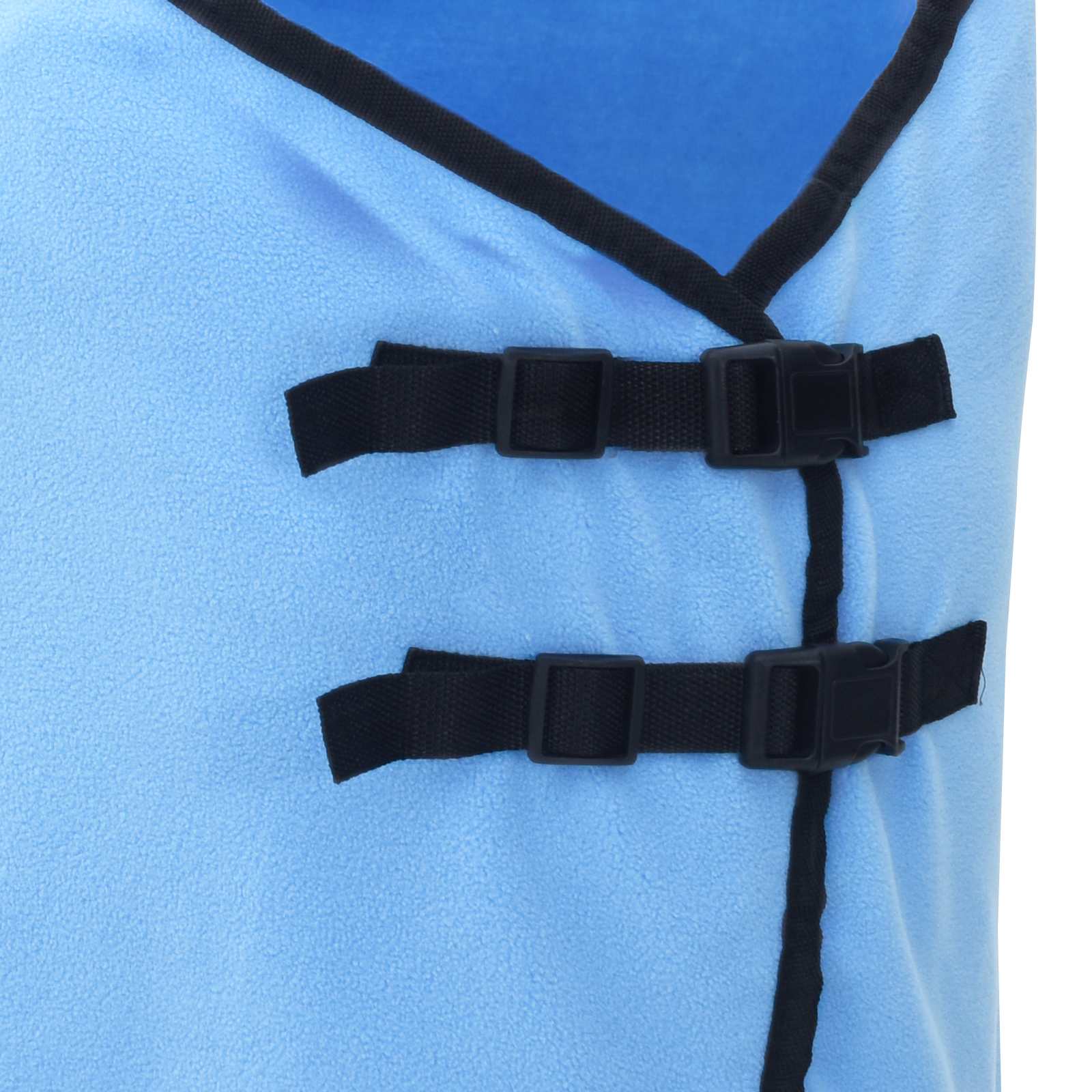 vidaXL Horse Blanket Full Aqua 165 cm Polyester Fleece 6