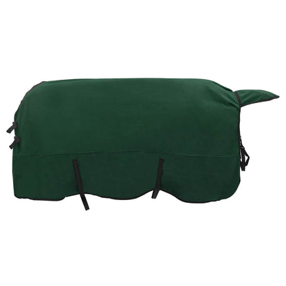 vidaXL Horse Blanket Full Dark Green 165 cm Polyester Fleece 2