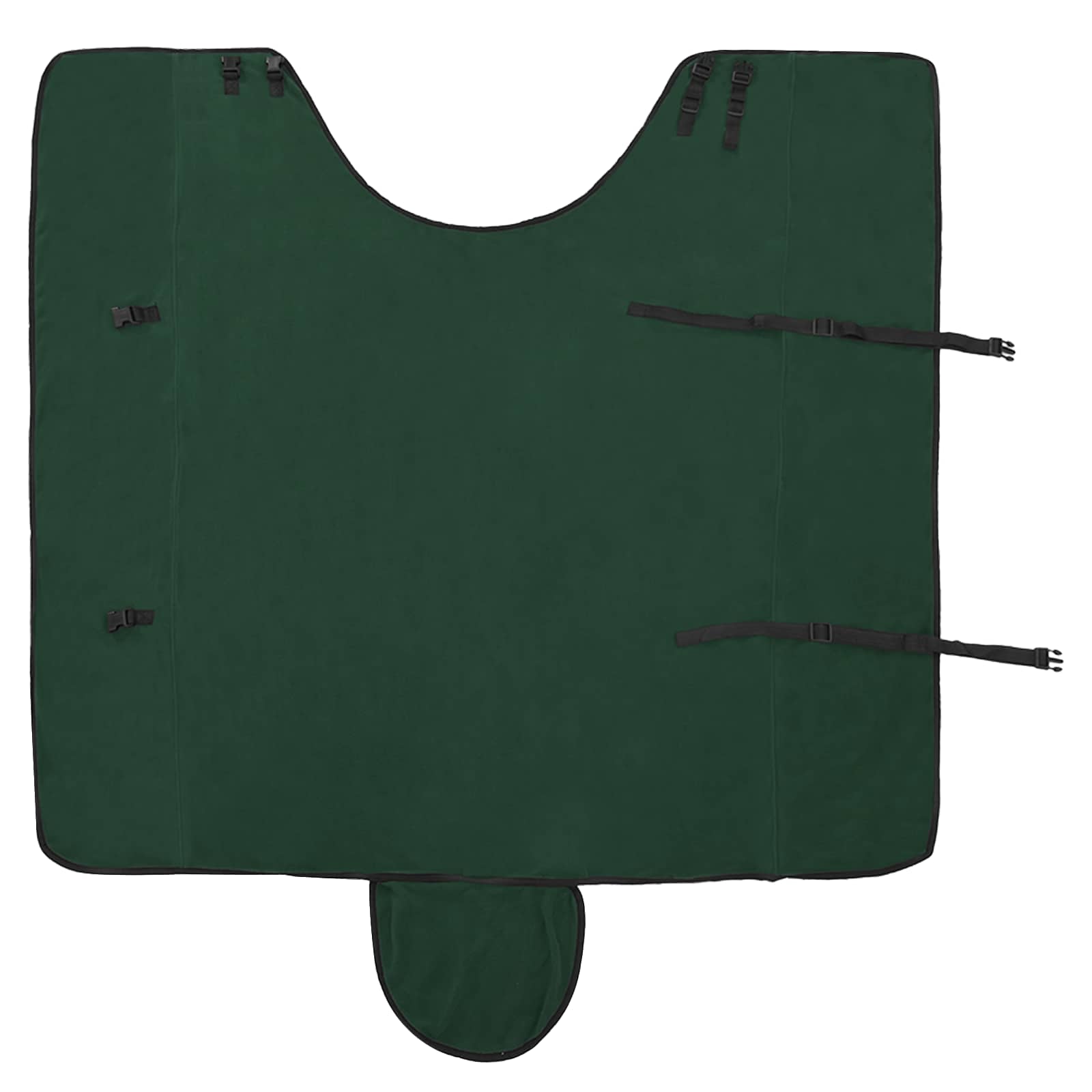 vidaXL Horse Blanket Full Dark Green 165 cm Polyester Fleece 5