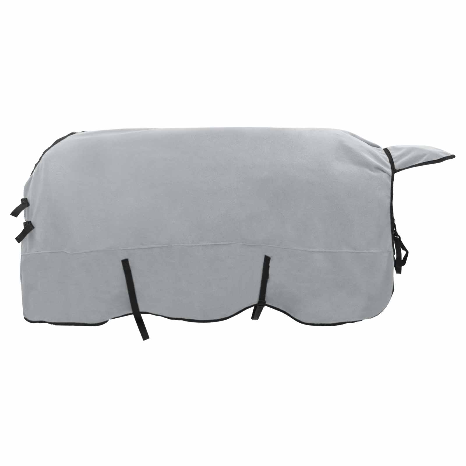 vidaXL Horse Blanket Full Light Grey and Pink 165 cm Polyester Fleece 2