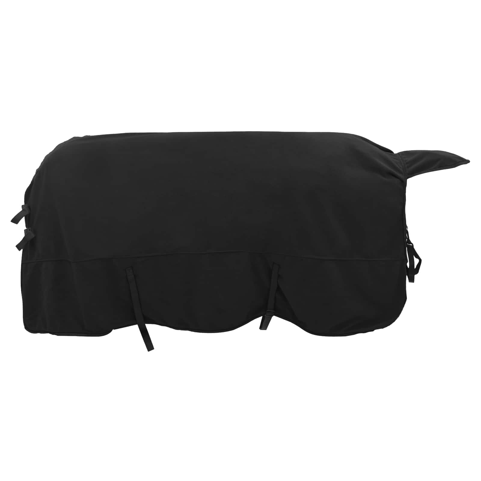 vidaXL Horse Blanket Black 165 cm Polyester Fleece 2