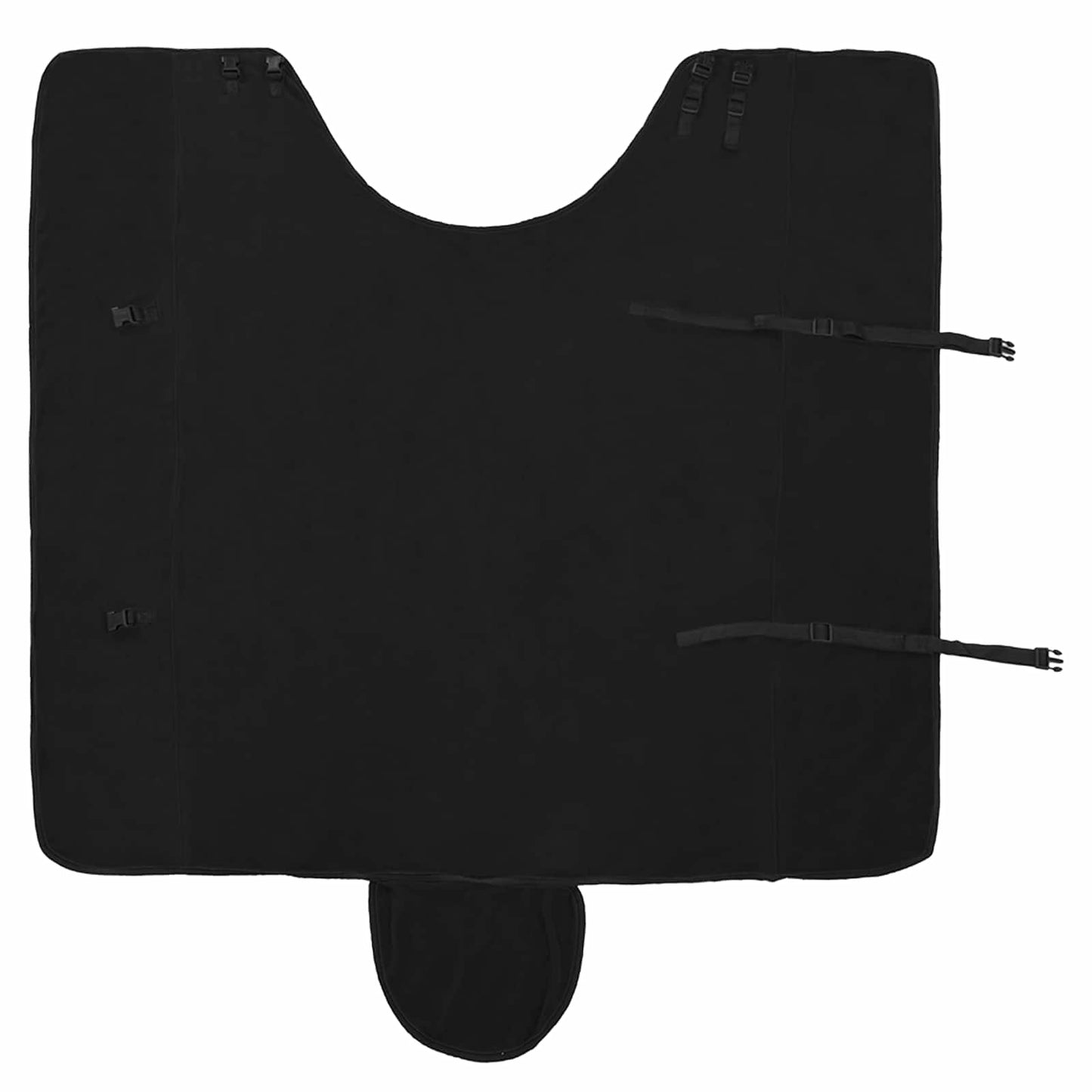 vidaXL Horse Blanket Black 165 cm Polyester Fleece 5