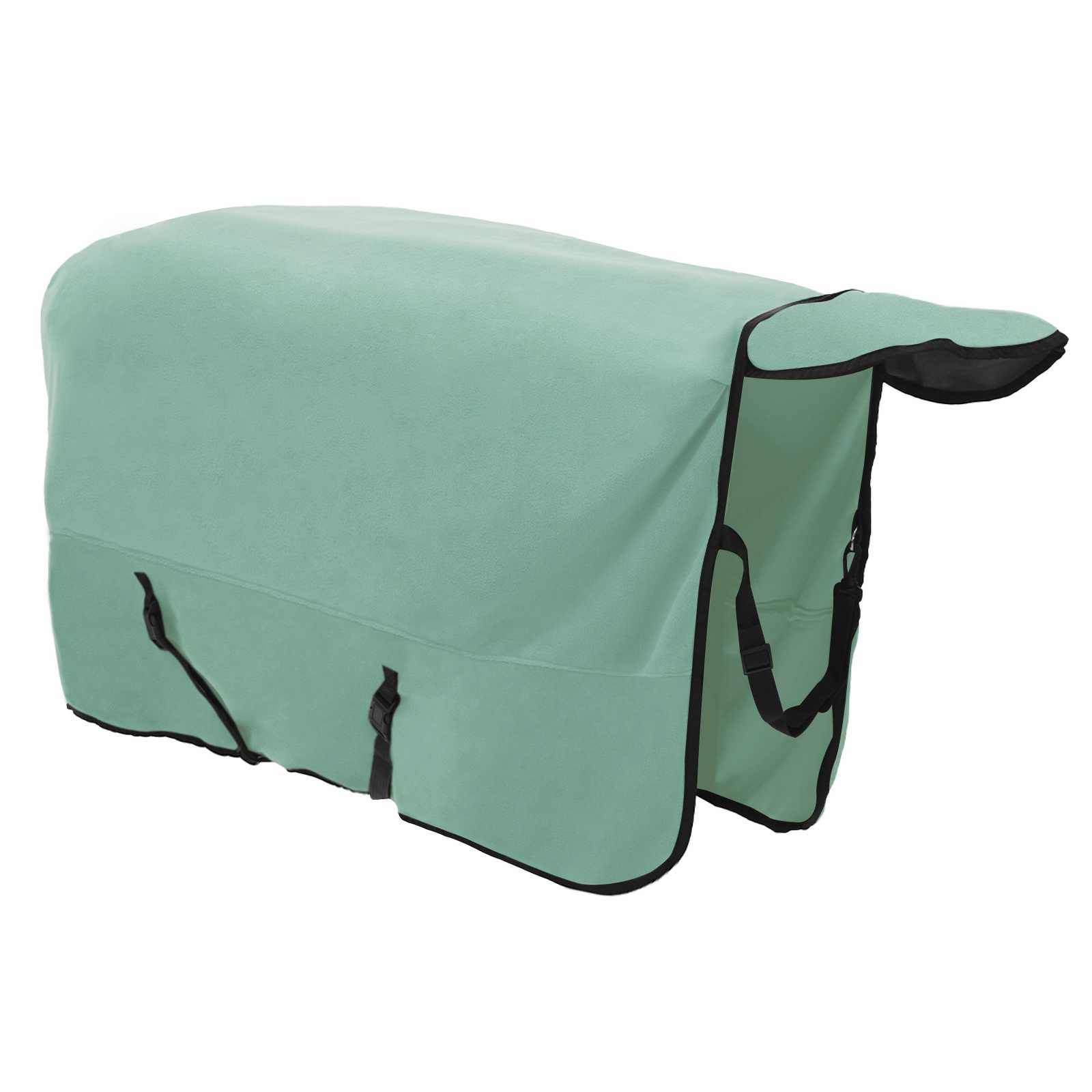 vidaXL Horse Blanket Special Green 155 cm Polyester Fleece 4
