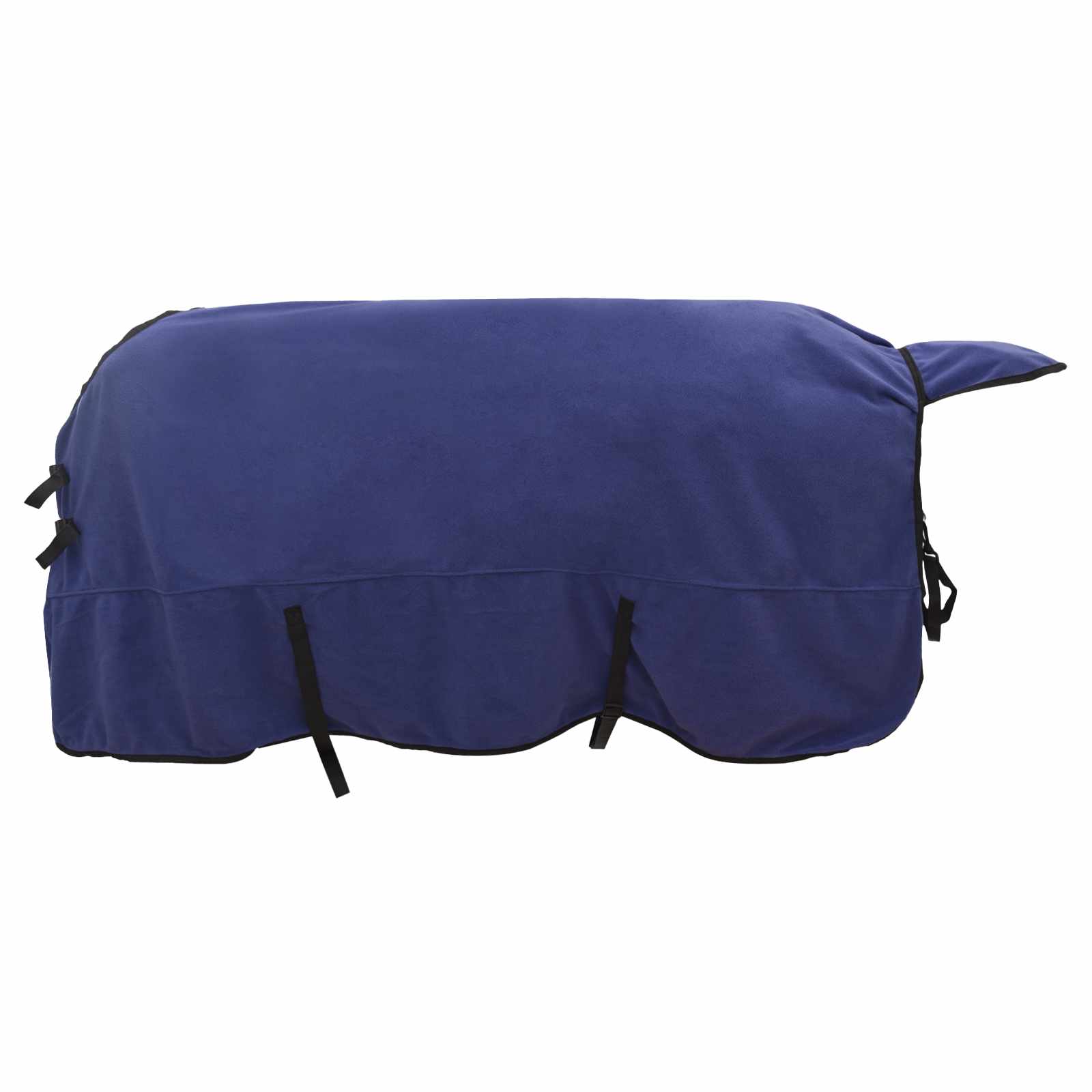 vidaXL Horse Blanket Navy Blue 155 cm Polyester Fleece 2