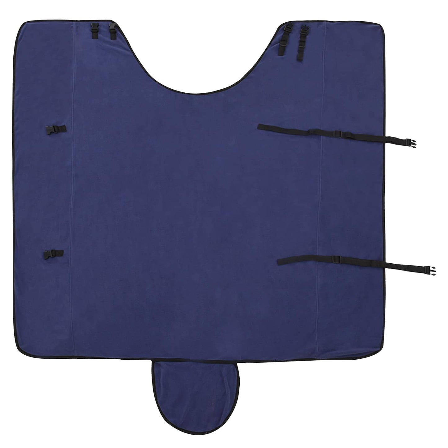 vidaXL Horse Blanket Navy Blue 155 cm Polyester Fleece 5