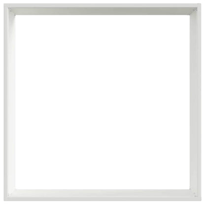 vidaXL Lawn Edging 6 pcs 50 x 50 x 13 cm Steel White 5