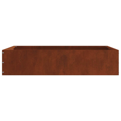 vidaXL Lawn Edging 6 pcs 60 x 60 x 13 cm Rusty 6