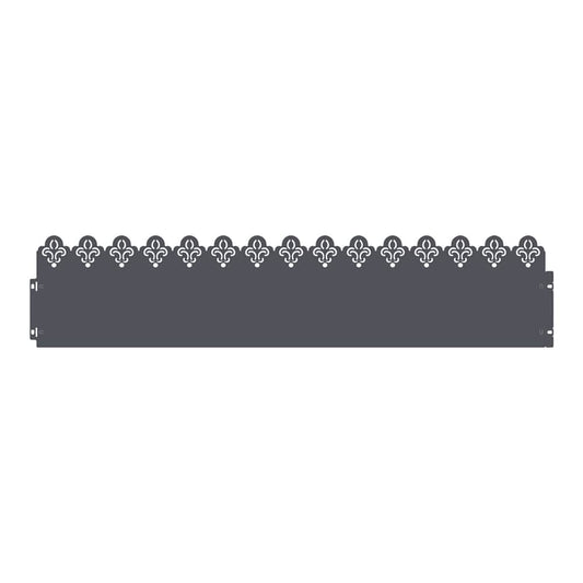 Lawn Edgings 103 x 0.05 x 22 cm Steel 10 Scrollwork Anthracite