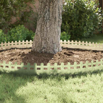 vidaXL Lawn Edgings 20 pcs 103 x 0.05 x 22 cm Galvanised Steel Silver 5