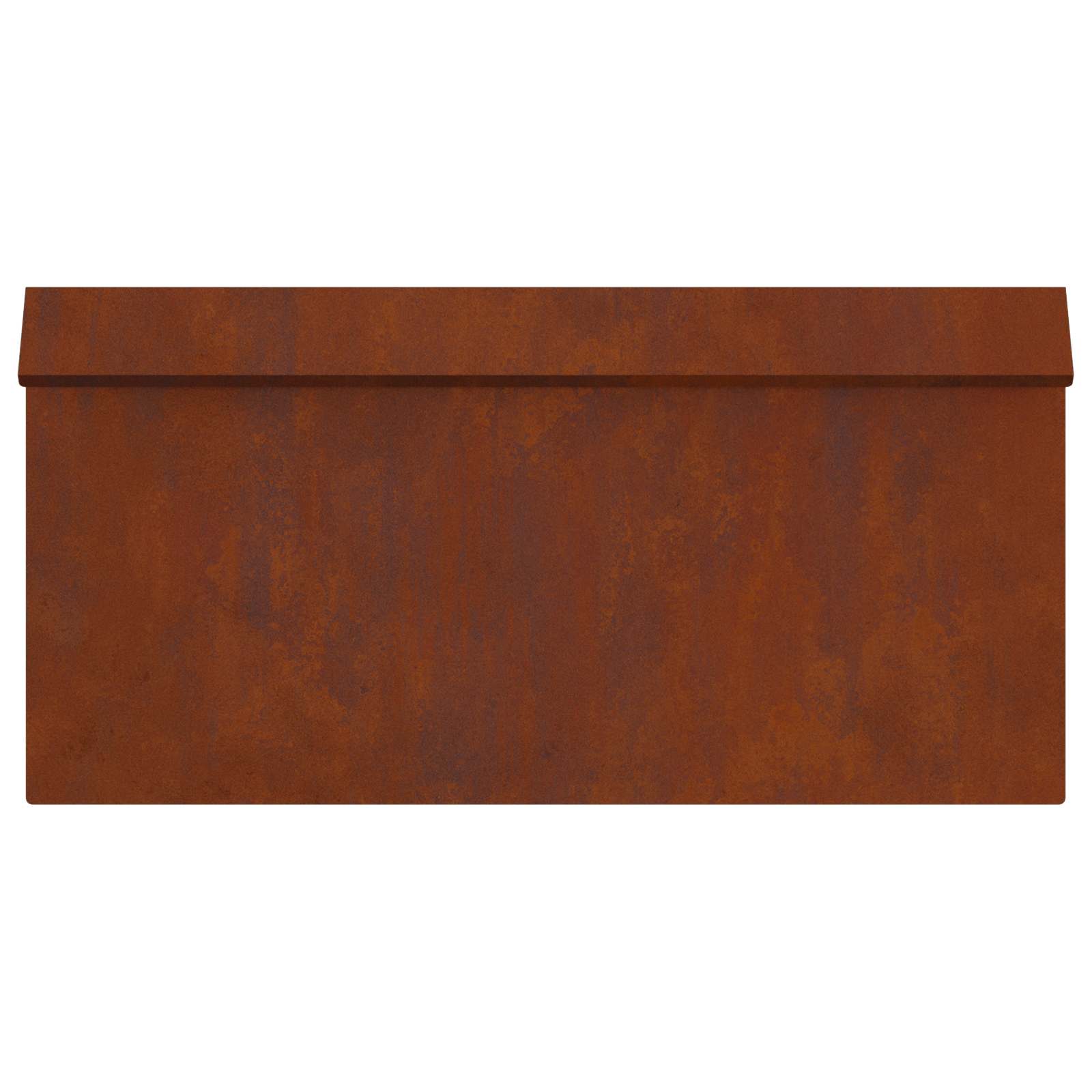vidaXL Snail Fence 16 pcs 50 x 3.5 x 25 cm Weathering Steel Rusty 5