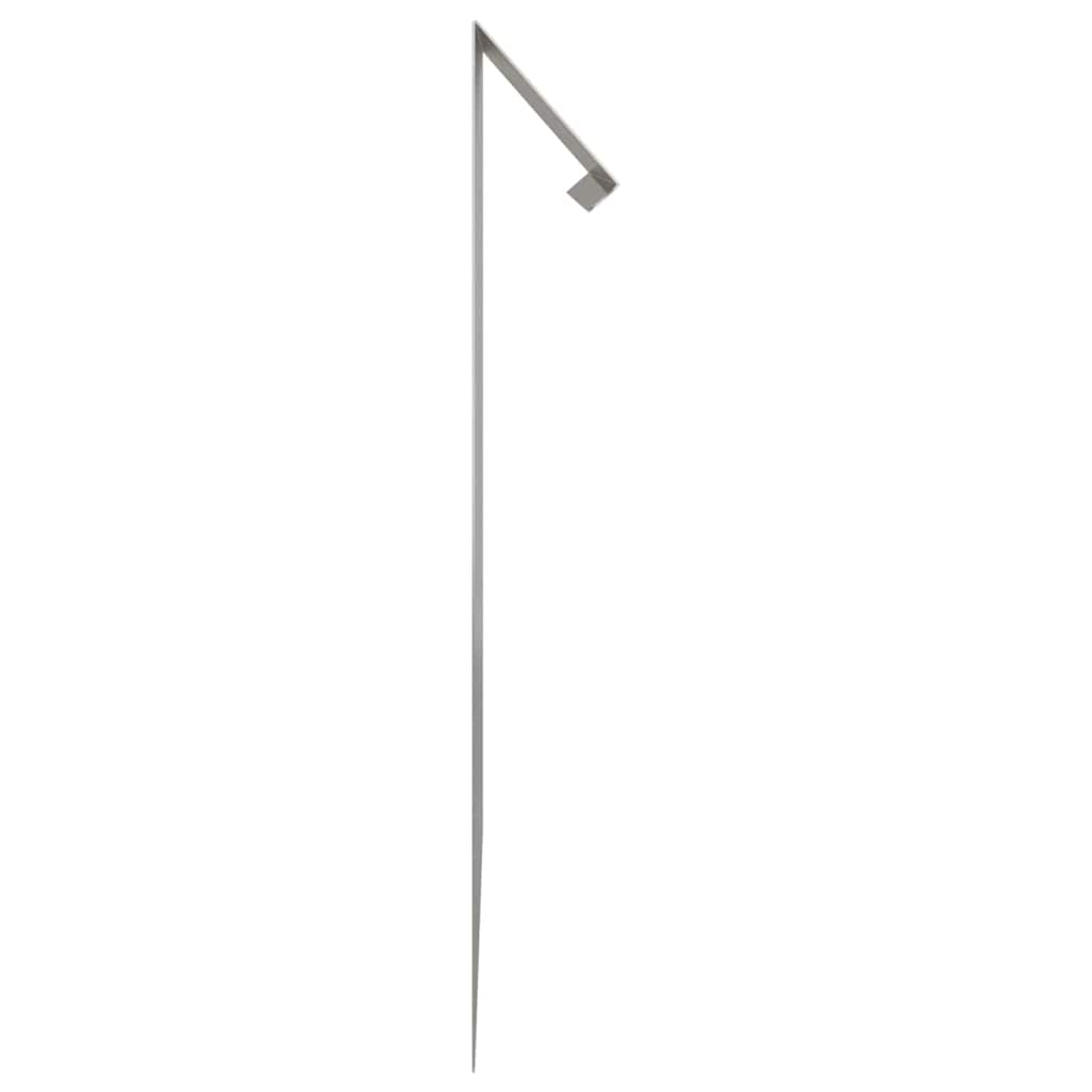 vidaXL Snail Fence 4 pcs 100 x 3.5 x 25 cm Stainless Steel Silver 5