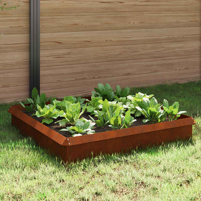 Snail Fences 100 x 3.5 x 25 cm Silver Weathering steel 8