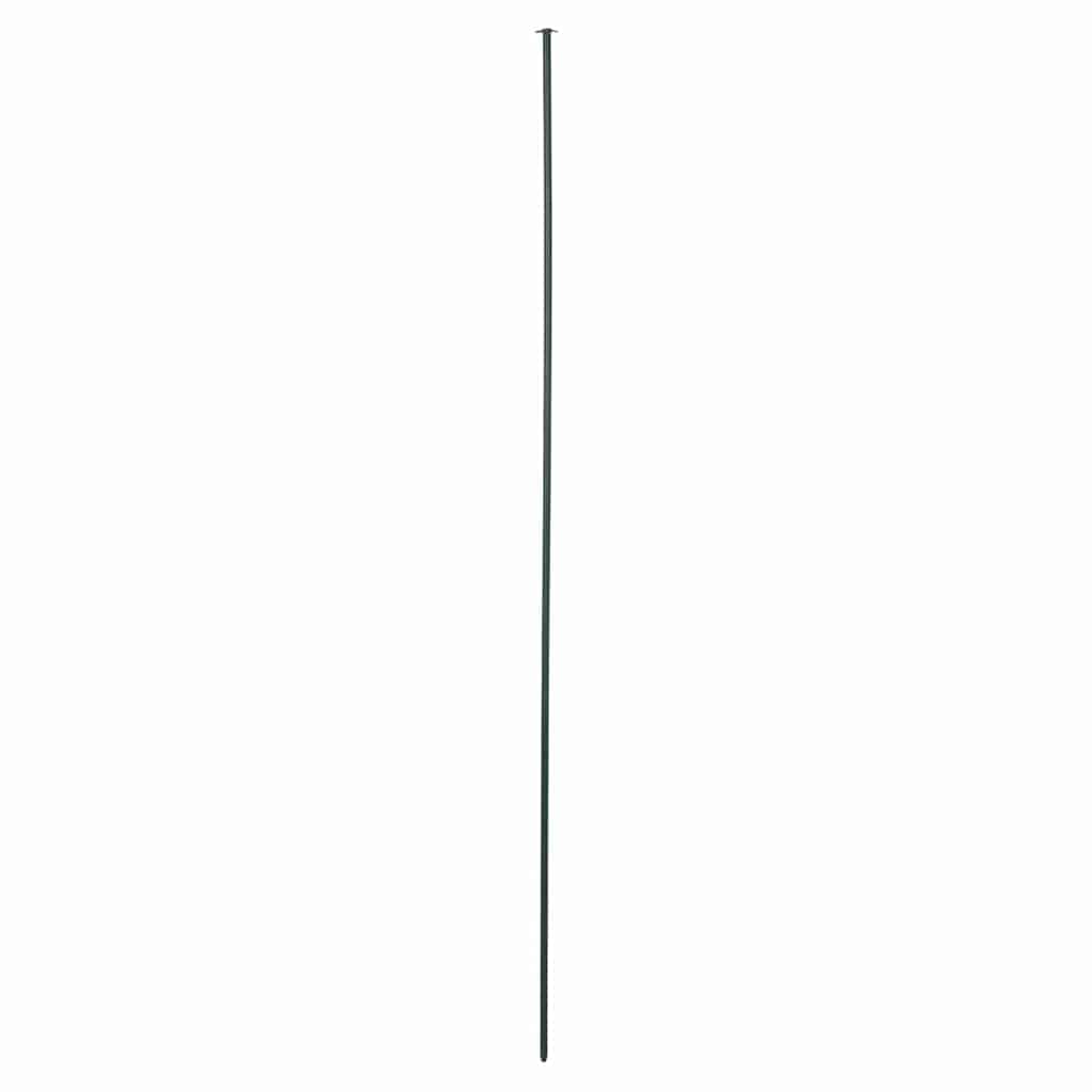vidaXL Pond Fence Set 5 pcs 100 x 50 cm Steel Green 4