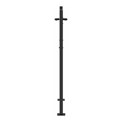 Garden Gate Corten Steel Tree Design Black 100 x 125 cm