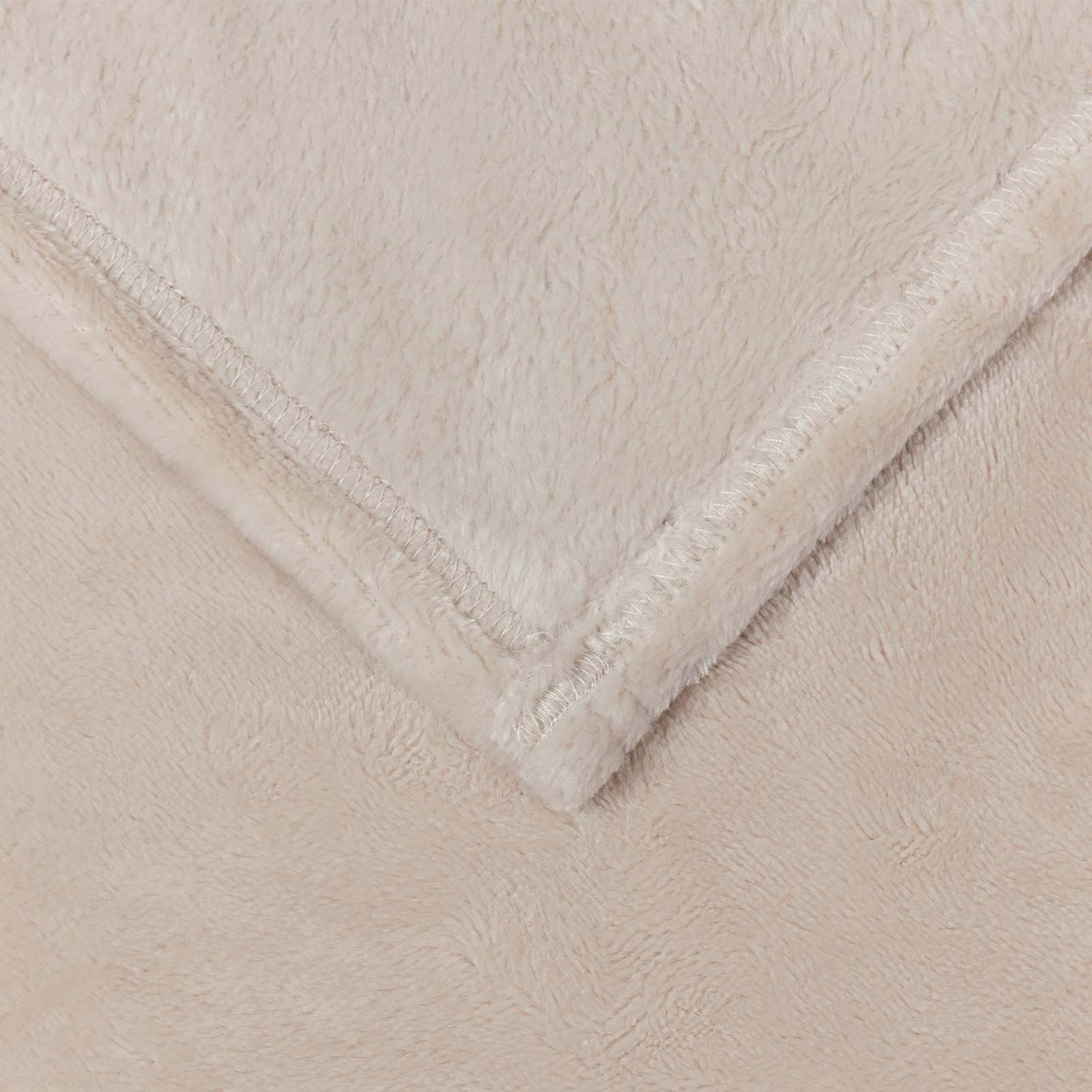 vidaXL Throw Blankets 6 pcs Beige 130 x 150 cm 2.98 kg Fleece 6