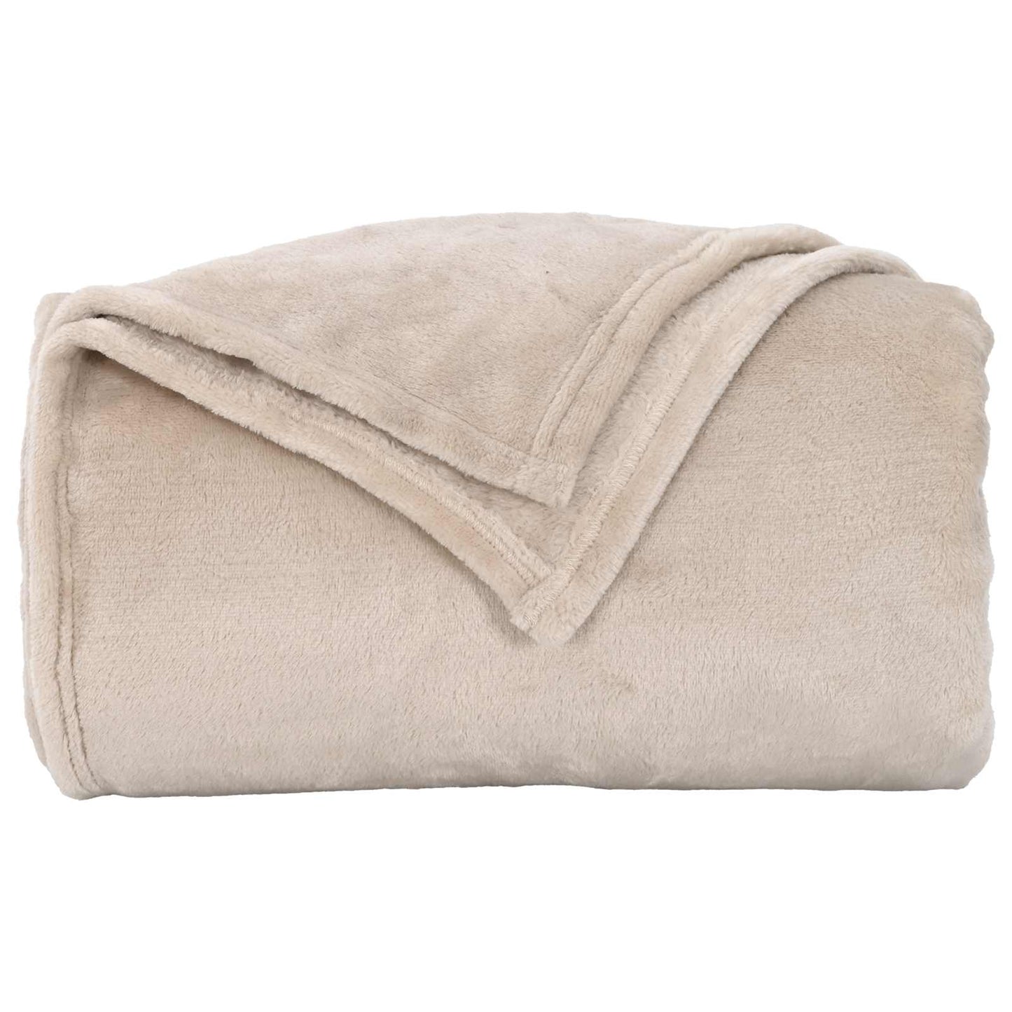 vidaXL Throw Blankets 6 pcs Beige 130 x 150 cm 2.98 kg Fleece 5