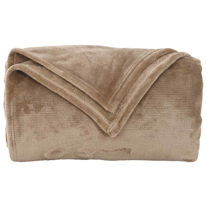 vidaXL Throw Blankets 6 pcs Camel 130 x 150 cm 3.04 kg Fleece 5