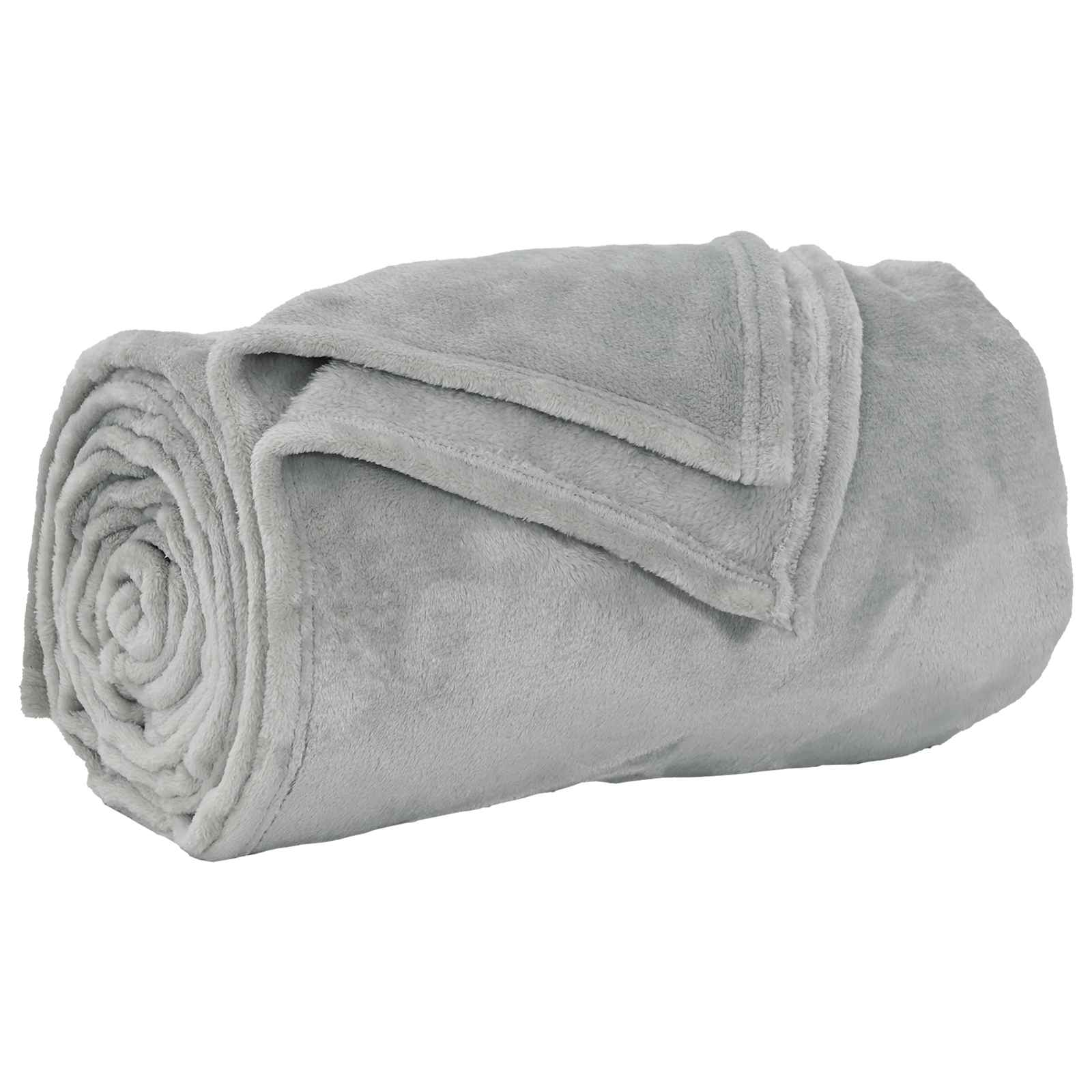 vidaXL Throw Blankets 6 pcs Grey 130 x 150 cm 3.04 kg Fleece 4