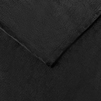 vidaXL Throw Blankets 6 pcs Black 130 x 150 cm 3.04 kg Fleece 6