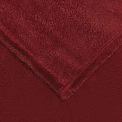 vidaXL Throw Blankets 6 pcs Bordeaux Red 130 x 150 cm 3.04 kg Fleece 6