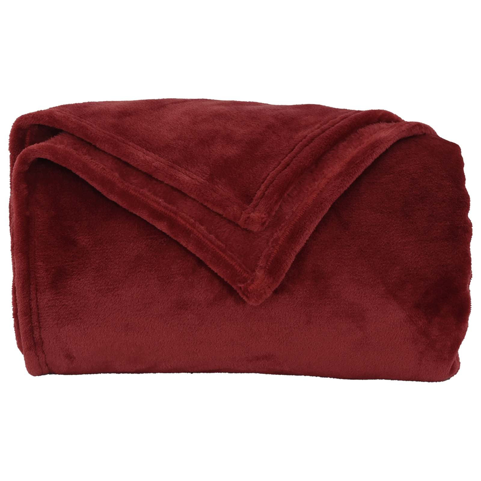 vidaXL Throw Blankets 6 pcs Bordeaux Red 130 x 150 cm 3.04 kg Fleece 5