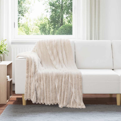 vidaXL Throw Blankets 6 pcs Beige 150 x 130 cm 2.85 kg Fleece 1