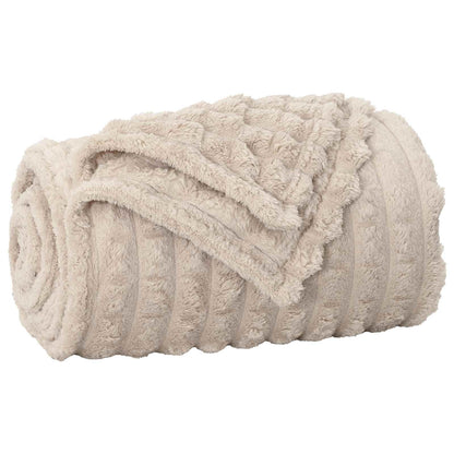 vidaXL Throw Blankets 6 pcs Beige 150 x 130 cm 2.85 kg Fleece 4