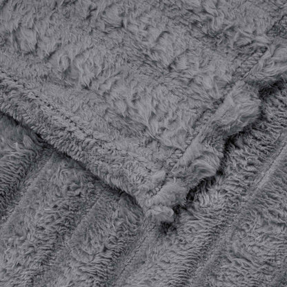 vidaXL Throw Blankets 6 pcs Dark Grey 150 x 130 cm 2.85 kg Fleece 6