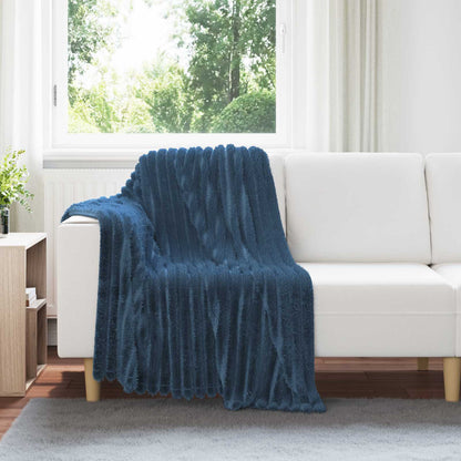 vidaXL Throw Blankets 6 pcs Navy Blue 150 x 130 cm 2.85 kg Fleece 1