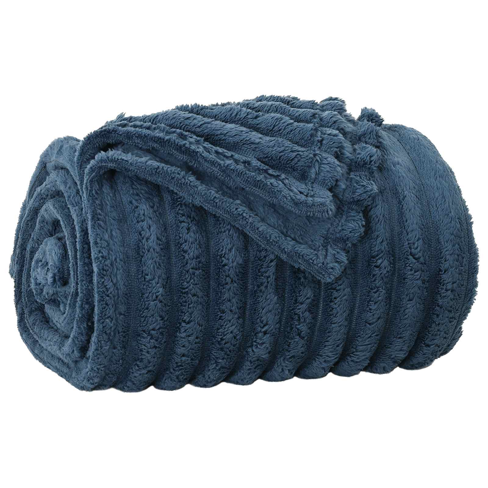 vidaXL Throw Blankets 6 pcs Navy Blue 150 x 130 cm 2.85 kg Fleece 4