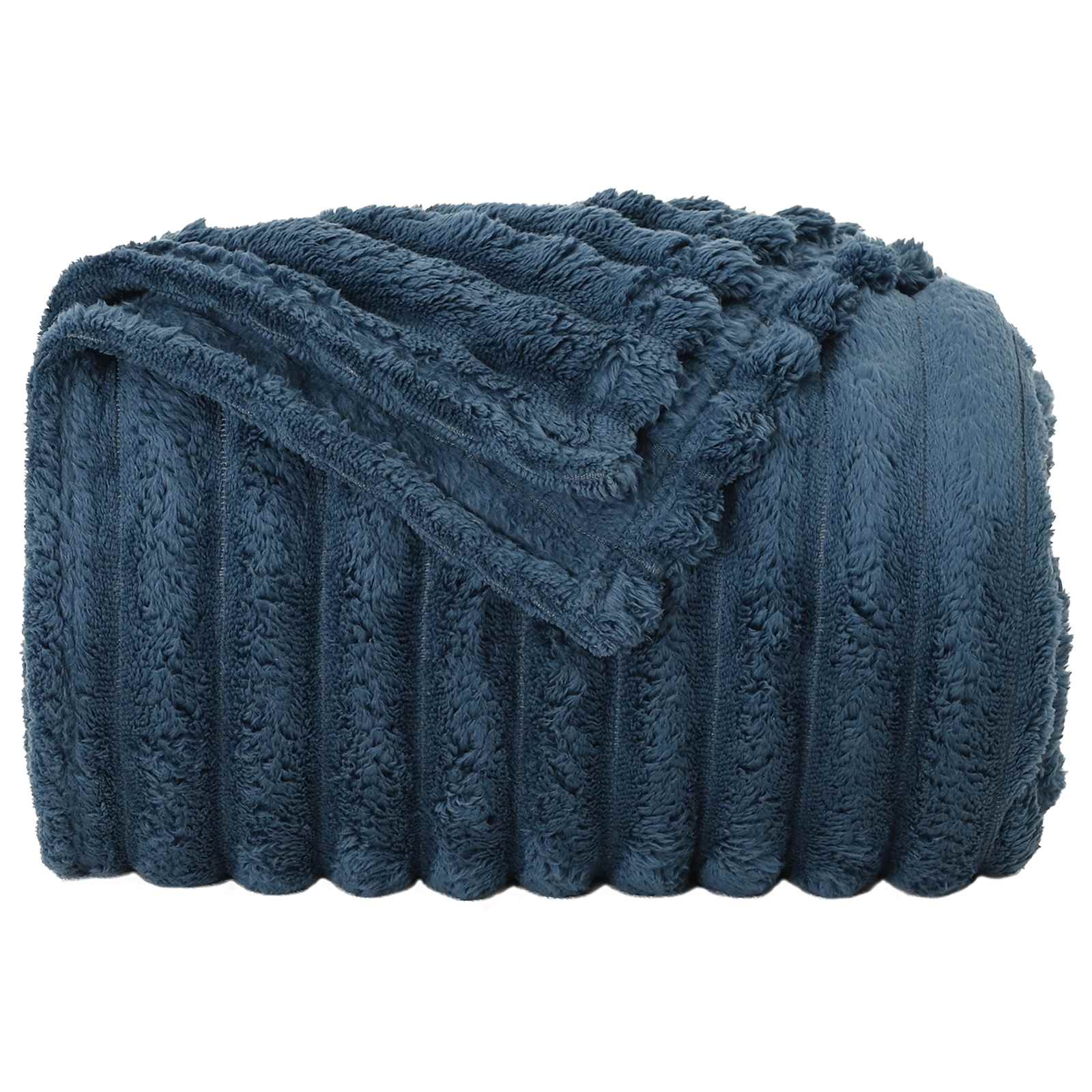 vidaXL Throw Blankets 6 pcs Navy Blue 150 x 130 cm 2.85 kg Fleece 5