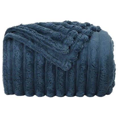 vidaXL Throw Blankets 6 pcs Navy Blue 150 x 130 cm 2.85 kg Fleece 5