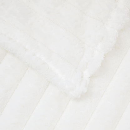 vidaXL Throw Blankets 6 pcs White 150 x 130 cm 2.85 kg Fleece 6