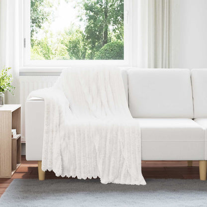 vidaXL Throw Blankets 6 pcs White 150 x 130 cm 2.85 kg Fleece 1