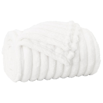 vidaXL Throw Blankets 6 pcs White 150 x 130 cm 2.85 kg Fleece 4