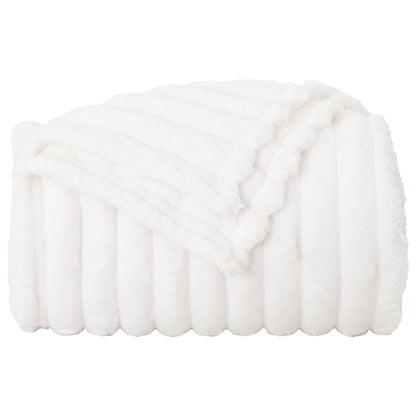 vidaXL Throw Blankets 6 pcs White 150 x 130 cm 2.85 kg Fleece 5