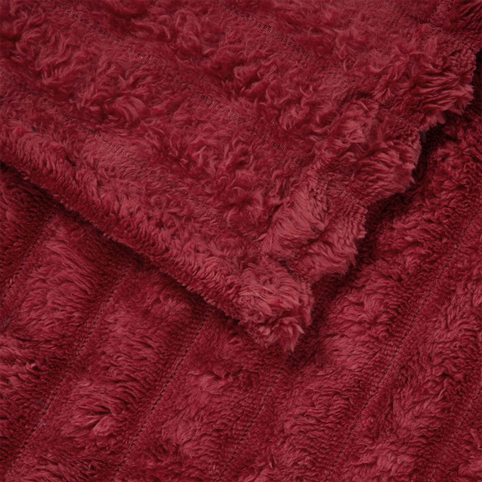 vidaXL Throw Blankets 6 pcs Bordeaux Red 150 x 130 cm 2.85 kg Fleece 6