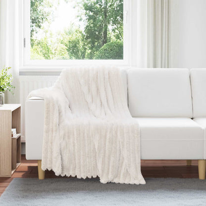 vidaXL Throw Blankets 6 pcs Cream 150 x 130 cm 2.85 kg Fleece 1