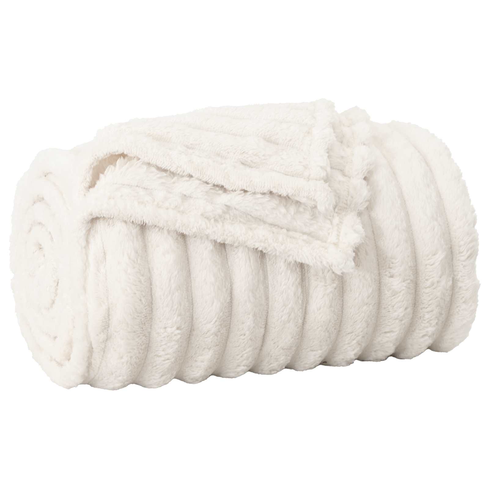 vidaXL Throw Blankets 6 pcs Cream 150 x 130 cm 2.85 kg Fleece 4