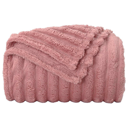 vidaXL Throw Blankets 6 pcs Pink 150 x 130 cm 2.85 kg Fleece 5