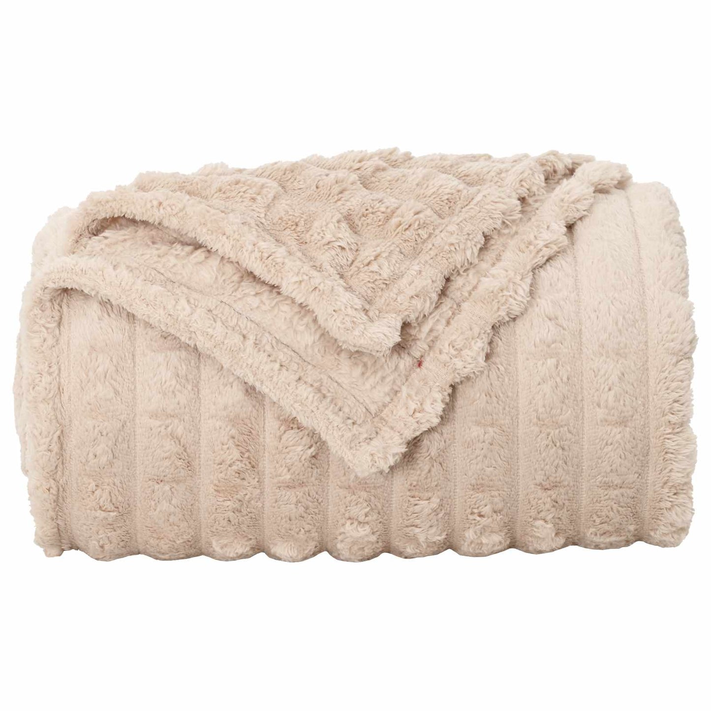 vidaXL Throw Blankets 6 pcs Beige 150 x 130 cm 2.75 kg Fleece 5